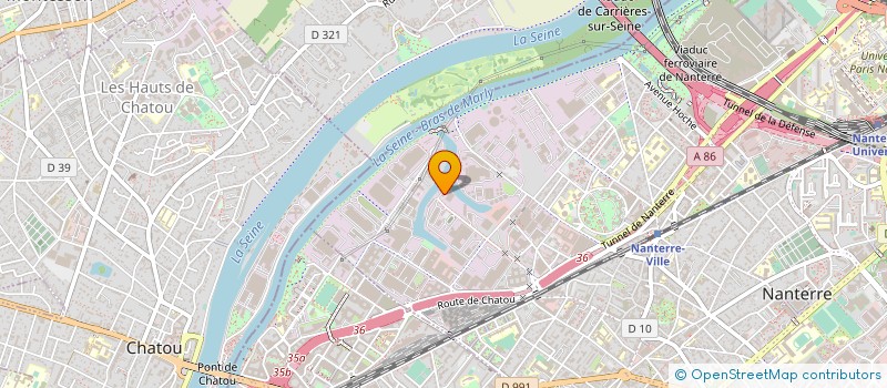 localisation de l'entreprise CM-MP à NANTERRE