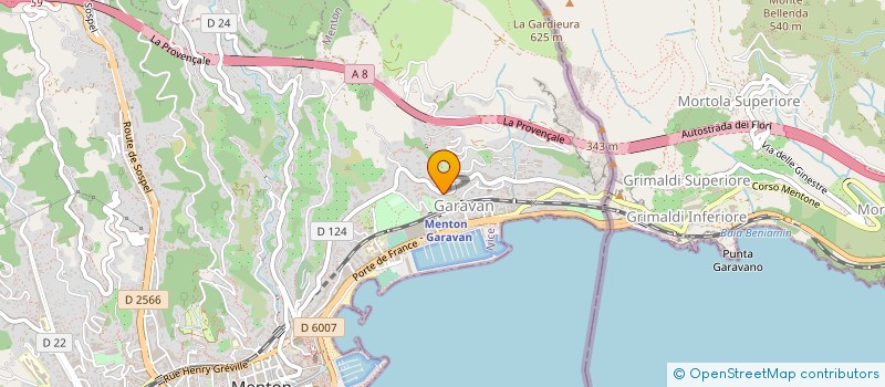 localisation de l'entreprise CM NAUTIC à MENTON