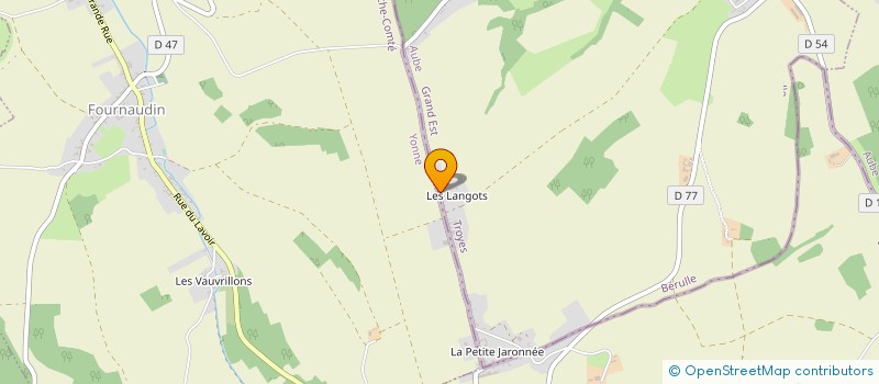 localisation de l'entreprise CM NEGOCE T.P.  BERULLE