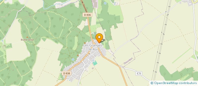 localisation de l'entreprise CM NET PRO  LES GRANGES-LE-ROI