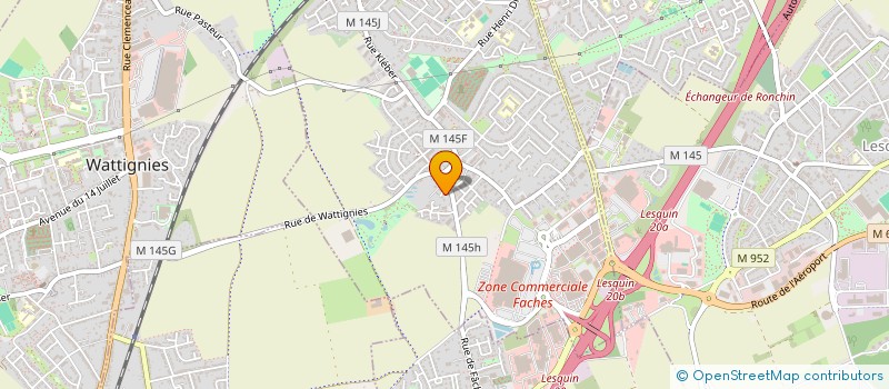 localisation de l'entreprise CM NORD à FACHES-THUMESNIL