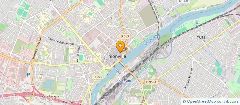 localisation de l'entreprise CM OPTIQUE  THIONVILLE