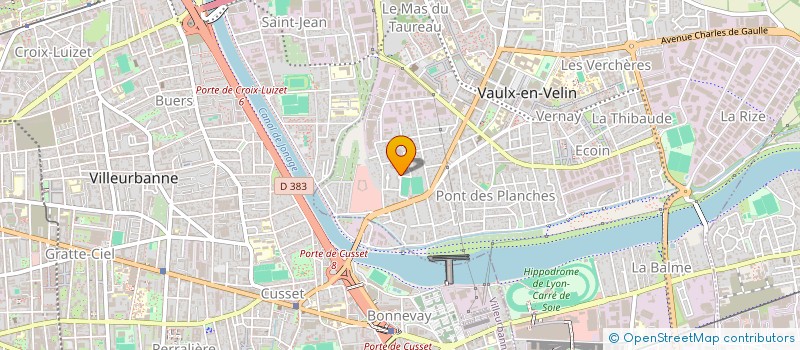 localisation de l'entreprise CM&P  VAULX-EN-VELIN