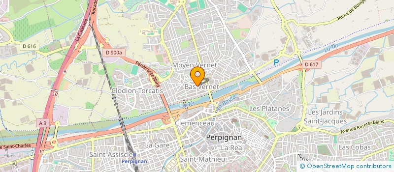 localisation de l'entreprise CM PARTICIPATIONS  PERPIGNAN