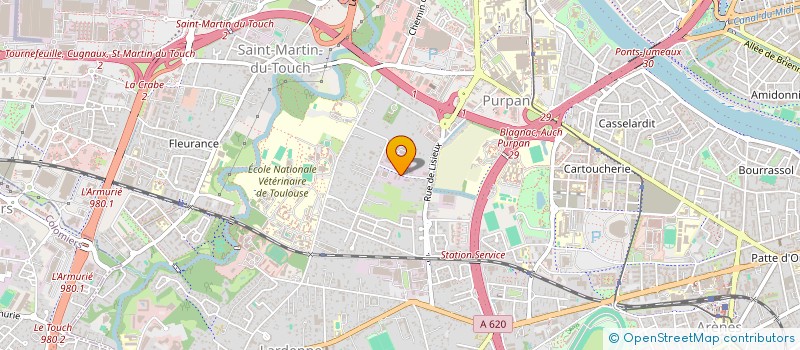 localisation de l'entreprise CM PARTICIPATIONS  TOULOUSE