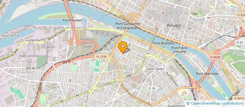 localisation de l'entreprise CM PEINTURE à ROUEN