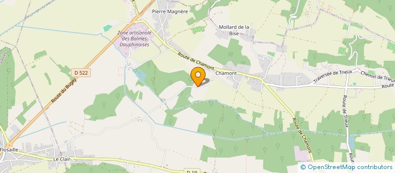 localisation de l'entreprise CM POSE AMEUBLEMENT  SAINT-CHEF