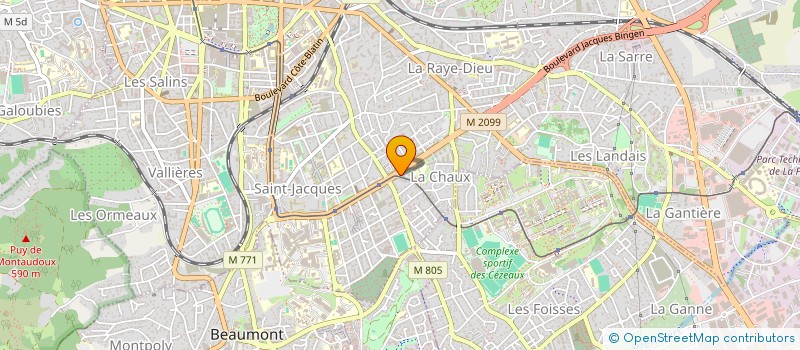 localisation de l'entreprise CM PREPA à CLERMONT-FERRAND