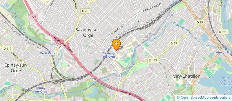 localisation de l'entreprise CM PRO à SAVIGNY-SUR-ORGE