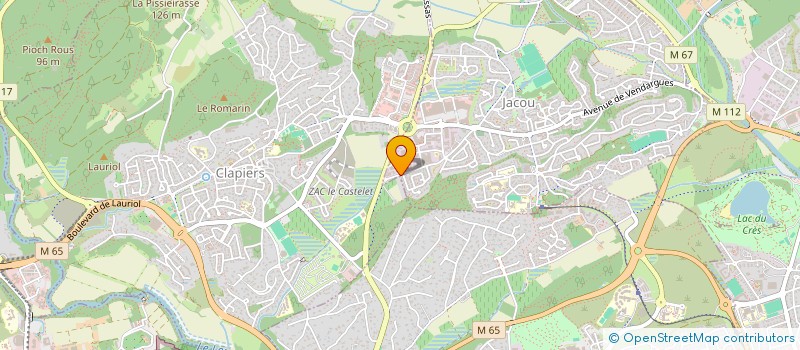 localisation de l'entreprise CM PROJET à MONTPELLIER