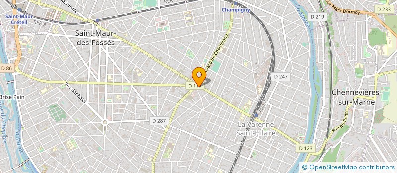 localisation de l'entreprise CM PROMOTION à ST MAUR DES FOSSES