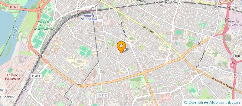 localisation de l'entreprise CM RALLIEMENT à ANGERS