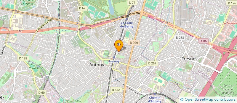 localisation de l'entreprise CM RENOVATION à ANTONY