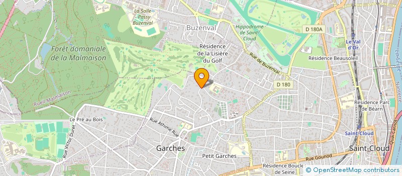 localisation de l'entreprise CM RENOVATION à GARCHES