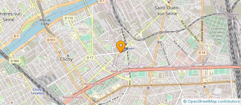 localisation de l'entreprise CM RENOVBAT à SAINT-OUEN-SUR-SEINE