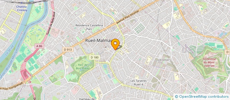 localisation de l'entreprise CM RESSOURCES à RUEIL-MALMAISON
