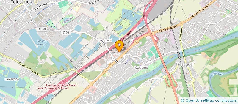 localisation de l'entreprise CM ROQUES  ROQUES