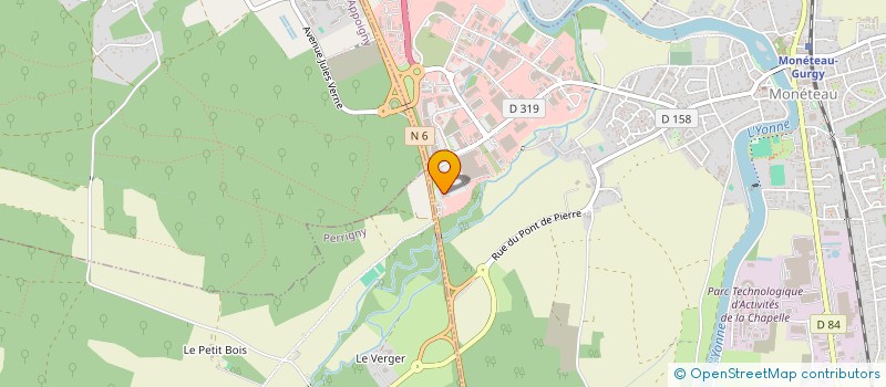 localisation de l'entreprise CM SERVICES à MONETEAU
