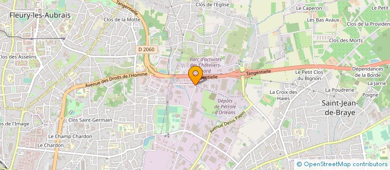 localisation de l'entreprise CM SERVICES à SAINT-JEAN-DE-BRAYE