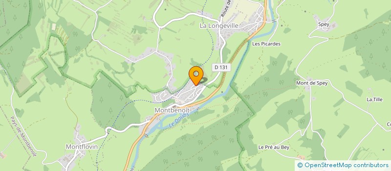 localisation de l'entreprise CM SERVICES  PAYS-DE-MONTBENOIT