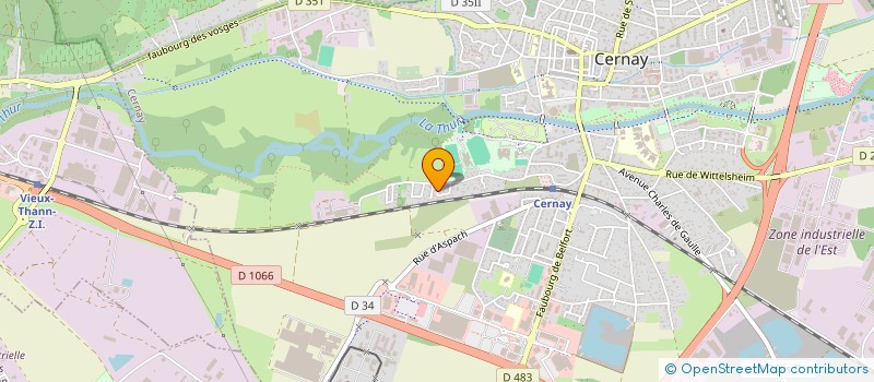 localisation de l'entreprise CM SERVICES SARL  CERNAY