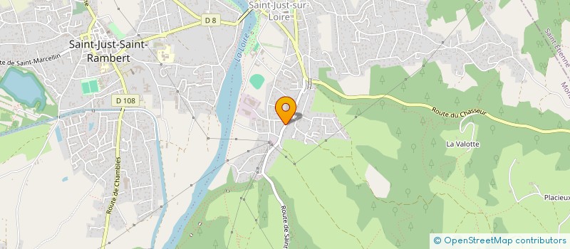 localisation de l'entreprise CM SHAKE  SAINT-JUST-SAINT-RAMBERT