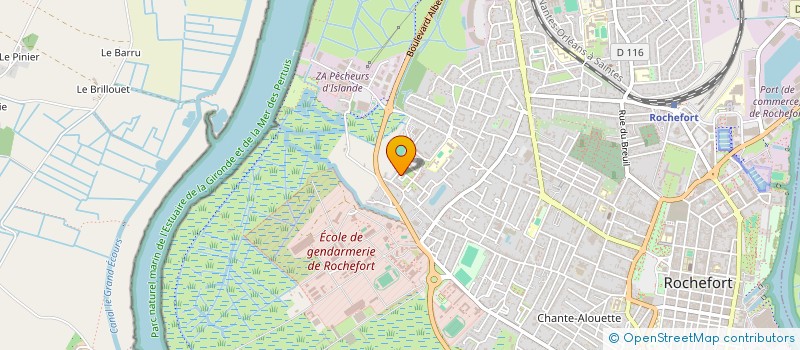 localisation de l'entreprise CM-SOLS  ROCHEFORT