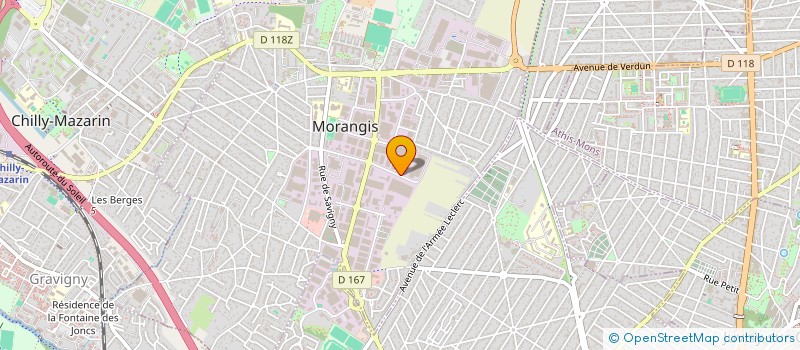 localisation de l'entreprise CM SOLUTION à MORANGIS