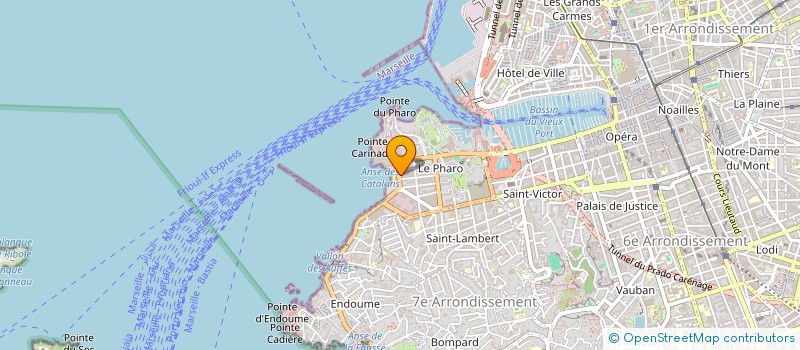 localisation de l'entreprise CM STUDIO à MARSEILLE