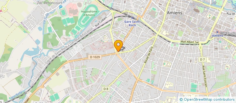 localisation de l'entreprise CM TELECOM  AMIENS