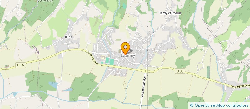 localisation de l'entreprise CM TOOLING  LUZINAY