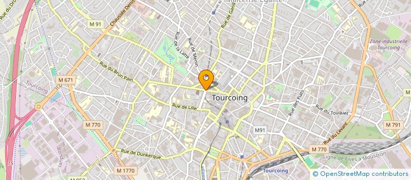 localisation de l'entreprise CM TOURCOING  TOURCOING