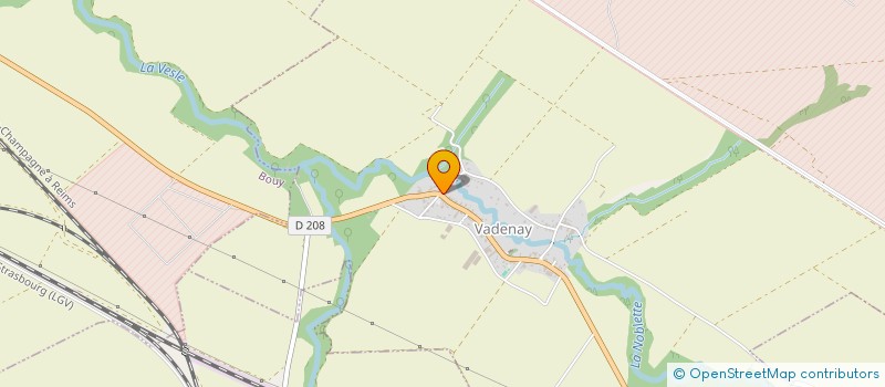 localisation de l'entreprise CM.TRANSLOC  VADENAY