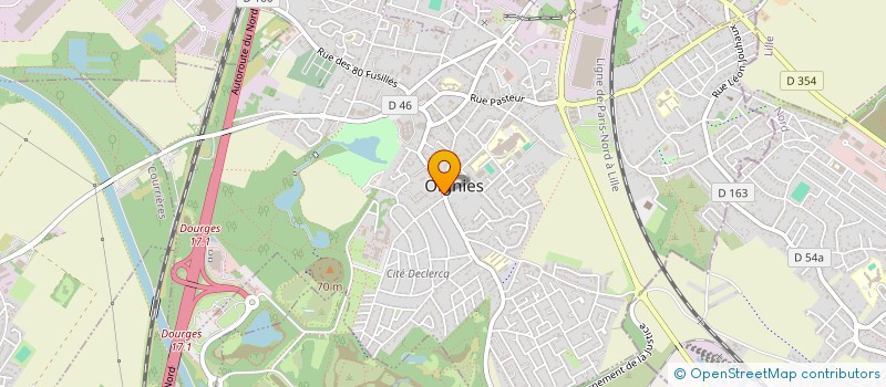 localisation de l'entreprise CM TRANSPORTS à OIGNIES
