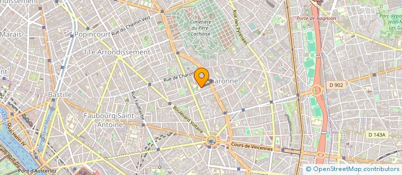 localisation de l'entreprise CM TRAVEL SERVICES à PARIS
