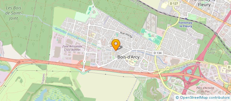 localisation de l'entreprise CM VIEIRA à BOIS-D'ARCY