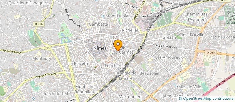 localisation de l'entreprise CM VINS  NIMES