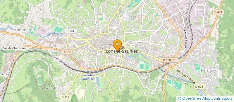 localisation de l'entreprise CM VO  LONS-LE-SAUNIER