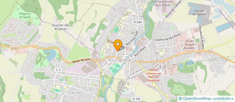 localisation de l'entreprise CM WAQIA VTC  PONT-DE-CHERUY