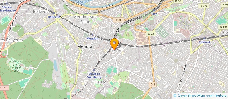 localisation de l'entreprise CM125BRANCAS  MEUDON