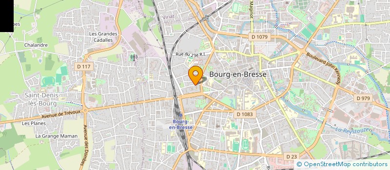 localisation de l'entreprise CM2 PROPERTY SERVICES à BOURG-EN-BRESSE