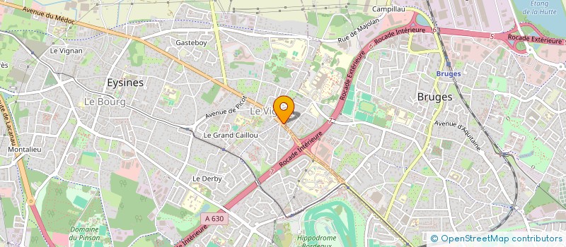 localisation de l'entreprise CM2A  EYSINES