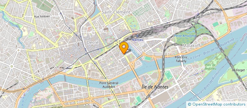localisation de l'entreprise CM2C à NANTES