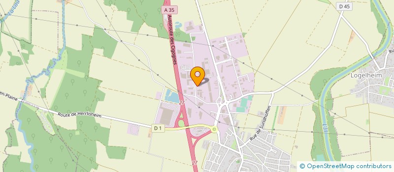 localisation de l'entreprise CM2E à SAINTE-CROIX-EN-PLAINE