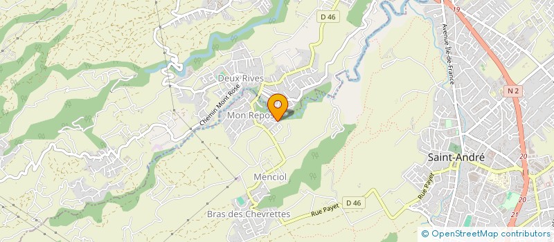 localisation de l'entreprise CM2I à SAINT-ANDRE