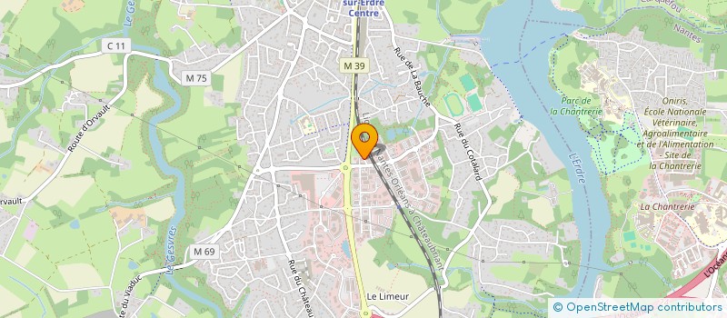 localisation de l'entreprise CM2LN  LA CHAPELLE-SUR-ERDRE