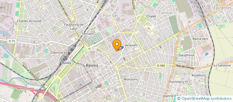 localisation de l'entreprise CM2R  REIMS