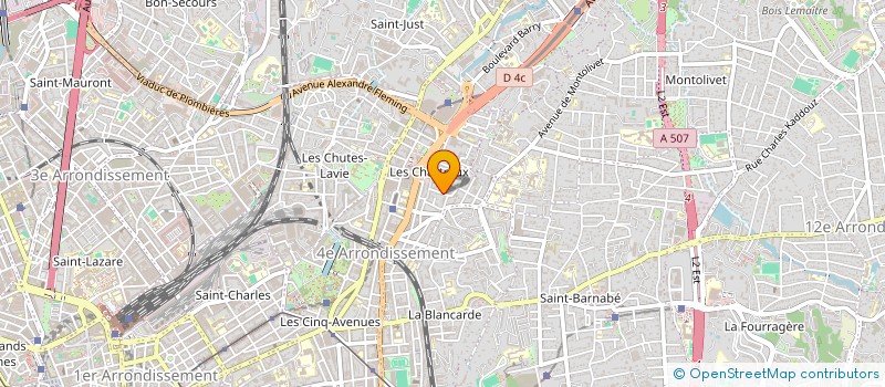 localisation de l'entreprise CM2R à MARSEILLE