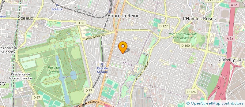 localisation de l'entreprise CM2T à BOURG-LA-REINE