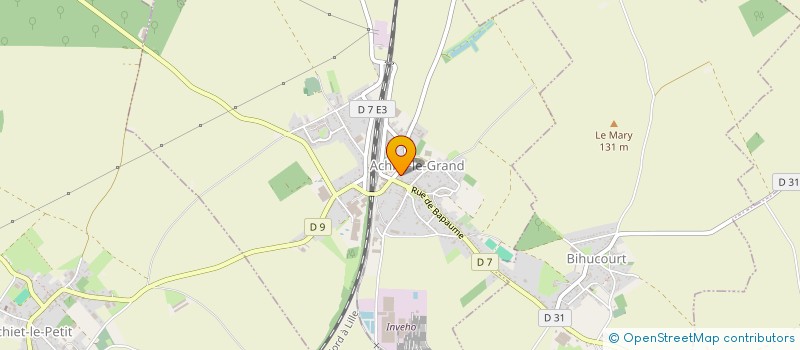 localisation de l'entreprise CM2T FINANCE  ACHIET-LE-GRAND